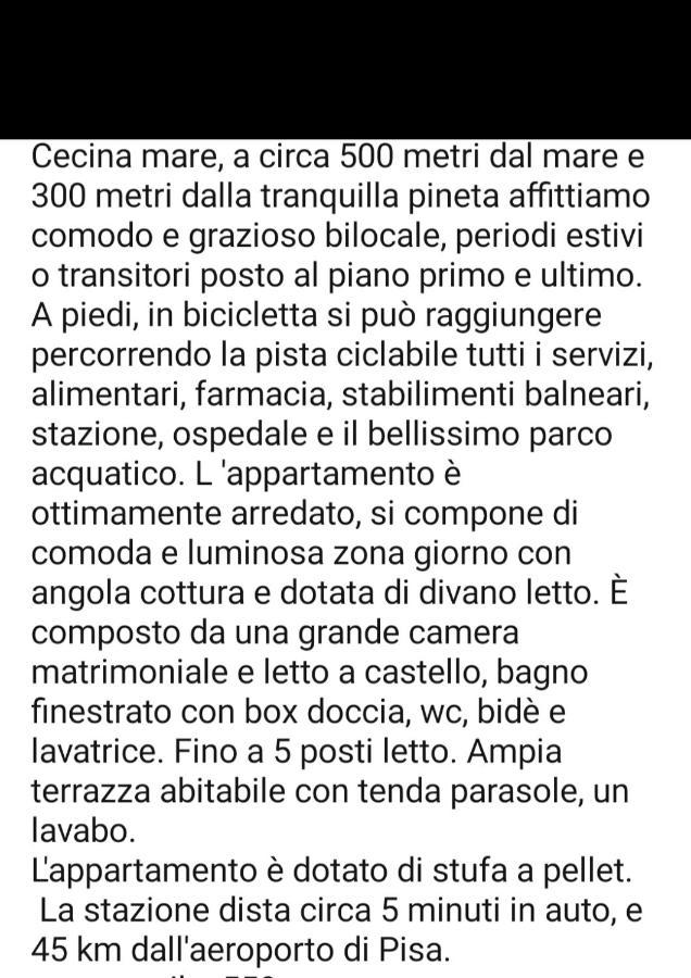 Appartamento Il Bucaniere A Марина-ди-Чечина Экстерьер фото